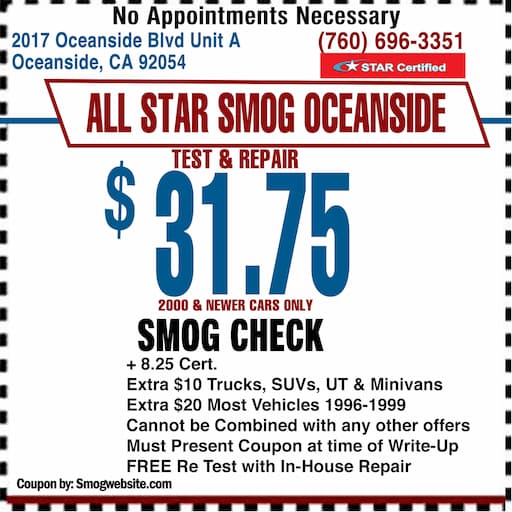 Smog Check Coupon